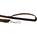 Miniatyrbilde 3 av 4: Nylon hundetreningsbånd, trekktau, 4/5/6 fot langt, 3/4 tommer 1 tomme bredt, for små og mellomstore hunder (1'' x 5 FT, brun) Brown5FT 1'' x 5 FT