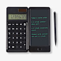 Miniatyrbillede 1 af 8: Lommeregner, Standardfunktion Desktop Lommeregner 12-cifret Lommeregner med 6,5 tommer LCD Skrivetablet, Sol og Batteri 161MM