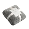 Miniatyrbillede 2 af 2: Fleece tæppe til sofa, blødt flanel tæppe, letvægts fuzzy tæpper til sofa seng kontor gray 200*230 CM