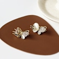 Miniatyrbillede 2 af 6: Elegant og Stilfuld Ekstravagant Butterfly Lille Hårklemme Clips Barrettes, Lavet af Opal, Rhinesten og Legering, Specielt Designet til Kvinder (2 stk)