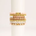 Miniatyrbilde 7 av 7: Armbåndssett for vennskap med gullperler, leireperler, smykke- og armbåndssett for tenåringsjenter, charmsmykkemakersett med bokstavperlesett for Multicolour6