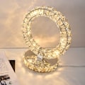 Miniatyrbillede 3 af 7: To-farvet bordlampe i rustfrit stål, natbordlampe, dekorativ bordlampe til skrivebord, gave, lille, europæisk standard