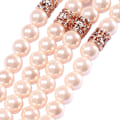 Miniatyrbillede 3 af 3: Armbånd til Pearl Apple Watch-remme 38/40/41mm, elastisk perlearmbånds-erstatningsrem til Iwatch Series SE 8/ 7/6/ 4/5/3/2/1