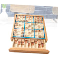 Miniatyrbillede 2 af 9: Træbræt Puslespil Bog Tal Ternet Zone Sudoku Bræt Skrivebord Blok Puslespil Tal Placering Træ Puslespil Børn Træ Puslespil Spillebræt Spil