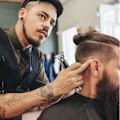 Miniatyrbild 2 av 9: Winnieindustries hårtrimmers för män, klippmaskiner för hårklippning, sladdlös barberhårstrimmer, elektrisk T-blad grooming kit för skägg, huvud och F Silver