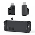 Pikkukuva 3 / 7: Steam Deckille sopiva 2-in-1-jatkoliitin Oikean kulman Type-C USB C -sovitin Uros-naaras Pelikonsolin lisävaruste
