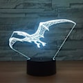 Miniatyrbillede 4 af 7: Flyvende Dinosaur Drage 3D Lampe USB Led Lampe Dyr Pterosaur Vinger Bord Natlys Børnefødselsdagsgave Belysning