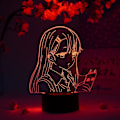 Miniatyrbilde 2 av 7: Nagatoro Texting Otaku Lampe – Ikke Lek Med Meg, Frøken Nagatoro – Anime Lampe Figur Nattlys, 16 Farger RGB LED – Fjernkontroll, 3D Anime Rom