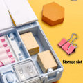 Miniatyrbild 4 av 5: Pop-up multifunktionellt pennfodral med 2 fack, pennvässare, bästa presentset för pojkar, flickor och barn (rosa)