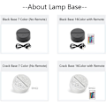 Miniatyrbillede 2 af 7: 3D Traktor Bil Illusion LED Natlampe 7 Farver Skiftende Smart Touch Bordlampe Dekoration Gavebutik Bar Soveværelse Lys (Sprækket Base med Fjernbetjening, Lastbil-3)
