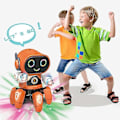 Miniatyrbillede 2 af 5: Seks-klo elektrisk dans lille robot lys popmusik børn dreng pige robot intelligent legetøj