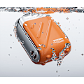 Miniatyrbillede 1 af 8: Elektrisk Mini Bærbar Razor, R-12 Bærbar Kuffert Design Dobbelt-Ring Magnetisk Cutter, Vandafvisende Lomme Skægtrimmer til Mænd (Orange)