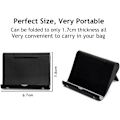 Miniatyrbillede 7 af 8: Mobiltelefonholder til skrivebord 2-pak Mobiltelefonholdere Desktop Tablet Stand, Foldbar telefonholder Universal justerbar Tablet Stand til skrivebord Black 2 PCS
