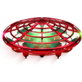 Miniatyrbild 1 av 5: Handstyrd drönare för barn eller vuxna - Hands Free Motion Sensor Mini Drone, Lätt inomhus liten UFO-leksak Flygande boll Drone Leksak för pojkar och flickor (röd)