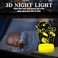 Miniatyrbild 5 av 7: 3D Sonic The Hedgehog Animelampa, Fjärrkontroll med 16 Färgväxlande Rum Dekoration Nattlampa Födelsedag Julgåvor för Barn, Pojkar, Flickor