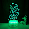 Miniatyrbillede 4 af 7: Anime Kill La Kill LED Natlampe til Soveværelsesindretning Lys Fødselsdagsgave Manga Kill La Kill 3D Bordlampe Akryl
