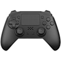 Miniatyrbillede 1 af 5: Transparent Rapid Fire Trådløs PS4 Spilkontroller, 6-Axis Bevægelsessensor Dual Vibration Gamepad til Play Station 4 med Højttaler og 3,5 mm Hovedtelefonstik