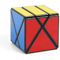 Pikkukuva 1 / 7: Tarra X Skewb Nopeuskuutio, Deformoitunut 4-akselinen Skewb-kuutiopalapeli, 3-D Aivojumppa