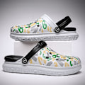 Miniatyrbilde 3 av 7: Hage Clogs for Menn og Kvinner - Sommersandaler - Lettvekts - Sklisikre - Tursko - Unisex - Voksne - Tøfler for Basseng - Strand - Hage - Kjøkken - Dusj Green 10inch 13 Women/10.5 Men