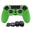 Miniatyrbild 1 av 7: Grepp kompatibel med PS4-kontroll Skin, Silikonöverdrag för PlayStation 4 PS4-kontrollpaket 1 Halkskyddande Skal Skydd - 8 st Tumgrepp - Dubbar