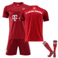 Pikkukuva 1 / 2: 21/22 Uusi Bayern Koti Punainen Lapset Aikuiset Jalkapallo Jalkapallopaita Trainin Paita Puku Blank 26