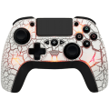 Miniatyrbilde 2 av 8: Tedbox trådløs kontroller for Ps4, med unikt sprekkdesign/programmerbar bakover/dobbel vibrasjon, kompatibel med Ps4/pc/ios