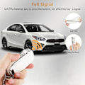 Miniatyrbillede 4 af 8: Nøglebeskyttelsescover til Kia Soul Forte Sportage Telluride EV6 tilbehør Girly Soft TPU Bil Smart Keys Shell Case Protector 4 Knapper Bling Nøglering