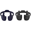 Miniatyrbilde 1 av 5: Thumbs Up 2-pakks nettbrettstativ, nettbrettstativholder for skrivebord, nettbrettstativ kompatibel med iPad-serien, Samsung Galaxy-faner Deep Blue/Black Plus