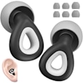 Miniatyrbillede 1 af 5: Støjreducerende ørepropper til søvn, High Fidelity koncertørepropper, Genanvendelig blød silikonebeskyttelse til søvn, snorken, Conce