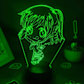 Miniatyrbilde 3 av 7: 3D Optisk Illusions Nattlys Angrep 3D Led Anime Figur Sasha Blouse Bursdagsgave Til Venn Lampe Soverom Borddekorasjon PXJD
