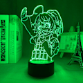 Miniatyrbilde 2 av 7: Anime LED-lys Tanya Degurechaff for barnerom dekorasjon bursdagsgave romdekorasjon bord 3D lampe 3D optisk illusjon nattlys PXJD