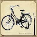 Miniatyrbild 1 av 5: Legering cykel 28 bar simuleringsleksaksmodell dekoration presentask (28 bar damkläder [svart] med luftpump)