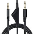 Miniatyrbillede 1 af 5: Udskiftning til Astro A40-kabel, A10-headsetkabel flettet ledning, 6,5 fod/2,0 m lydstyrkekabel kompatibel med Astro A40TR/A40/A10 Gaming Headset