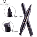 Miniatyrbild 2 av 5: Eyeliner-stämpel - 2 eyeliner-pennor för perfekt vinge, kattögonstämpel, eyeliner, vattentät, kladdfri, långvarig makeup, flytande eyeliner