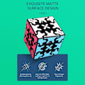 Miniatyrbilde 5 av 6: Gear Cube 3x3 med tredimensjonal girstruktur, innebygd flisdesign Magic Cube 3x3x3 puslespill leker, egnet for hjernens utvikling puslespill