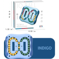 Miniatyrbillede 5 af 7: Roterende magiske bønnelegetøj Dekompression Roterende små perler Fidget Spinner Magiske terninglegetøj til unisex-børn Puslespil pædagogisk legetøj（Indigo）