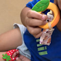 Miniatyrbillede 6 af 6: Baby Bideringe Legetøj BPA-fri Soothing Teething Chew Legetøj Søde Frugt Former 2 Stykker Sæt Oplysning Legetøj til Børn Over 6 Måneder