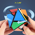 Pikkukuva 4 / 7: Tarra X Skewb Nopeuskuutio, Deformoitunut 4-akselinen Skewb-kuutiopalapeli, 3-D Aivojumppa