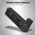 Pikkukuva 4 / 6: Kannettava lämmönpoistopuhallin USB-liitännällä, ulkoinen jäähdytyspuhallin sivulle asennettavaksi XBOX ONE X -pelikonsolille, jäähdytyspuhallin XBOXille, pelikonsolin jäähdytyspuhallin