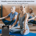 Miniatyrbilde 6 av 9: S278 15W Lettvekt Bærbar Oppladbar Mini Stemmeforsterker med Hodetelefonmikrofon Støtter Bluetooth/Opptak/FM-radio/MP3 for Lærere