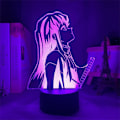 Miniatyrbillede 2 af 7: Anime 3D Lampe LED Illusion Lampe Tokitou Muichirou Natlys 16 Farver RGB Fjernbetjening Piger Drenge Soveværelse Dekoration Børn Julegave