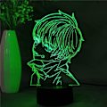Miniatyrbilde 1 av 7: Anime Jujutsu Kaisen Inumaki Toge Figur 3D LED Nattlampe Manga Figur Skrivebordslampe Soveromsdekorasjon Bordlampe Hjemmedekor Nattlys Bursdagsgave