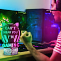 Miniatyrbilde 5 av 7: 3 stk 3D Illusions Gamer nattlys, spillrom dekor med to-farget skjerm + timer, gamer gaver med fjernkontroll, spilllampe for gutter jenter menn