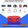 Miniatyrbillede 2 af 6: Bæreveske til Nintendo Switch OLED Travel Case, Opbevaringsbeskyttende Cover Bærepose