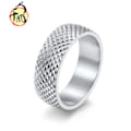 Miniatyrbilde 7 av 10: Rustfritt stål blomst utskjæring spinner ring Daisy Fidget Band ringer måne stjerne onde øyne kors angst ring for kvinner menn-U.S11 diameter: 20,7 mm sirkel