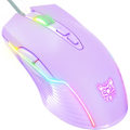 Miniatyrbilde 1 av 8: RGB Spillmus Trådløs, USB Optisk Datamus med RGB Bakgrunnsbelysning, 6 Justerbare DPI Opptil 6400, med 7 Programmerbare Knapper Lilac