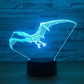 Miniatyrbillede 2 af 7: Flyvende Dinosaur Drage 3D Lampe USB Led Lampe Dyr Pterosaur Vinger Bord Natlys Børnefødselsdagsgave Belysning