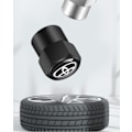 Miniatyrbillede 3 af 5: Egnet til Toyota Camry Corolla Ralink New Highlander RAV4 Reiz ventilhætte dæk ventilhætte (sort [2 sæt af 8])