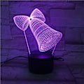 Miniatyrbilde 3 av 7: Uruzuo God Jul Juletre Nissemann 3D Illusions Nattlys Leke Snømann Lampe, Skrivebord Julelys Bursdagsdekorasjoner Gaver Fest Romdekor