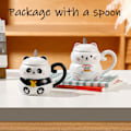 Miniatyrbilde 7 av 7: Katt Kopper 14 oz Søt Keramisk Kaffe Kopper 3D Porselen Te Kopper for Kvinner Kopper Katt Gaver for Katt Elskere Julegaver Bursdagsgaver for Mor og Venner